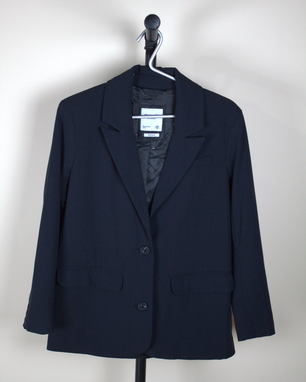 Abercrombie & Fitch Black Boyfriend Blazer