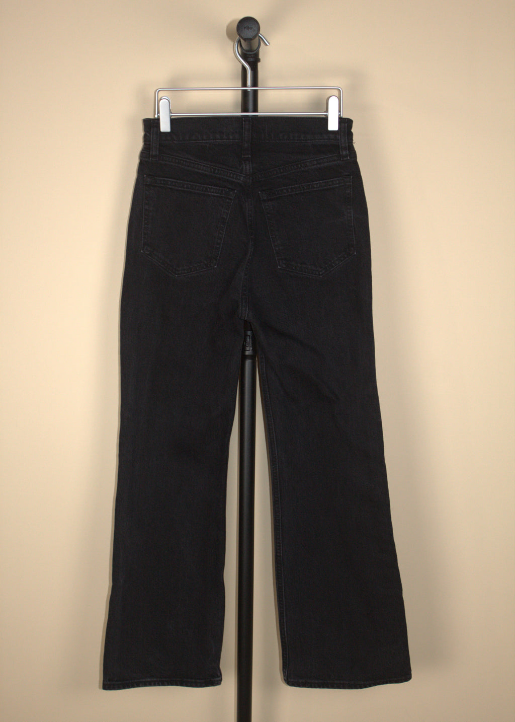 Abercrombie The '90s Relaxed Jean High Rise Black Wash