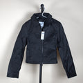 Abercrombie & Fitch Black Vegan Leather Moto Jacket (New with Tags)