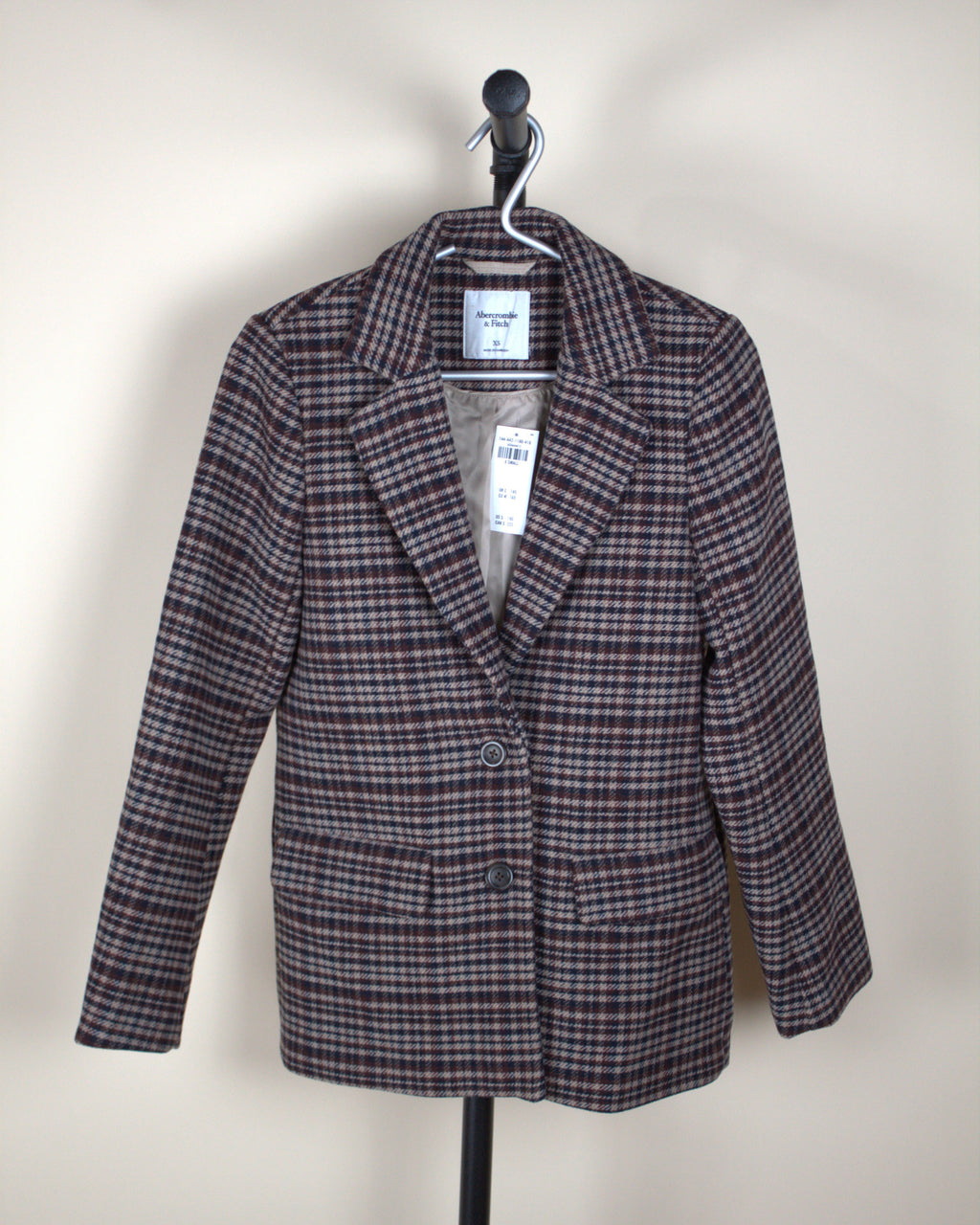 Abercrombie & Fitch Plaid Blazer (New with Tags)