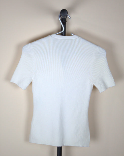 Abercrombie White Knit Top