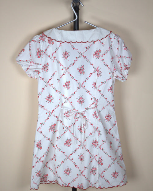 A&F Short-Sleeve Collared Mini Dress