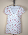 A&F Short-Sleeve Collared Mini Dress