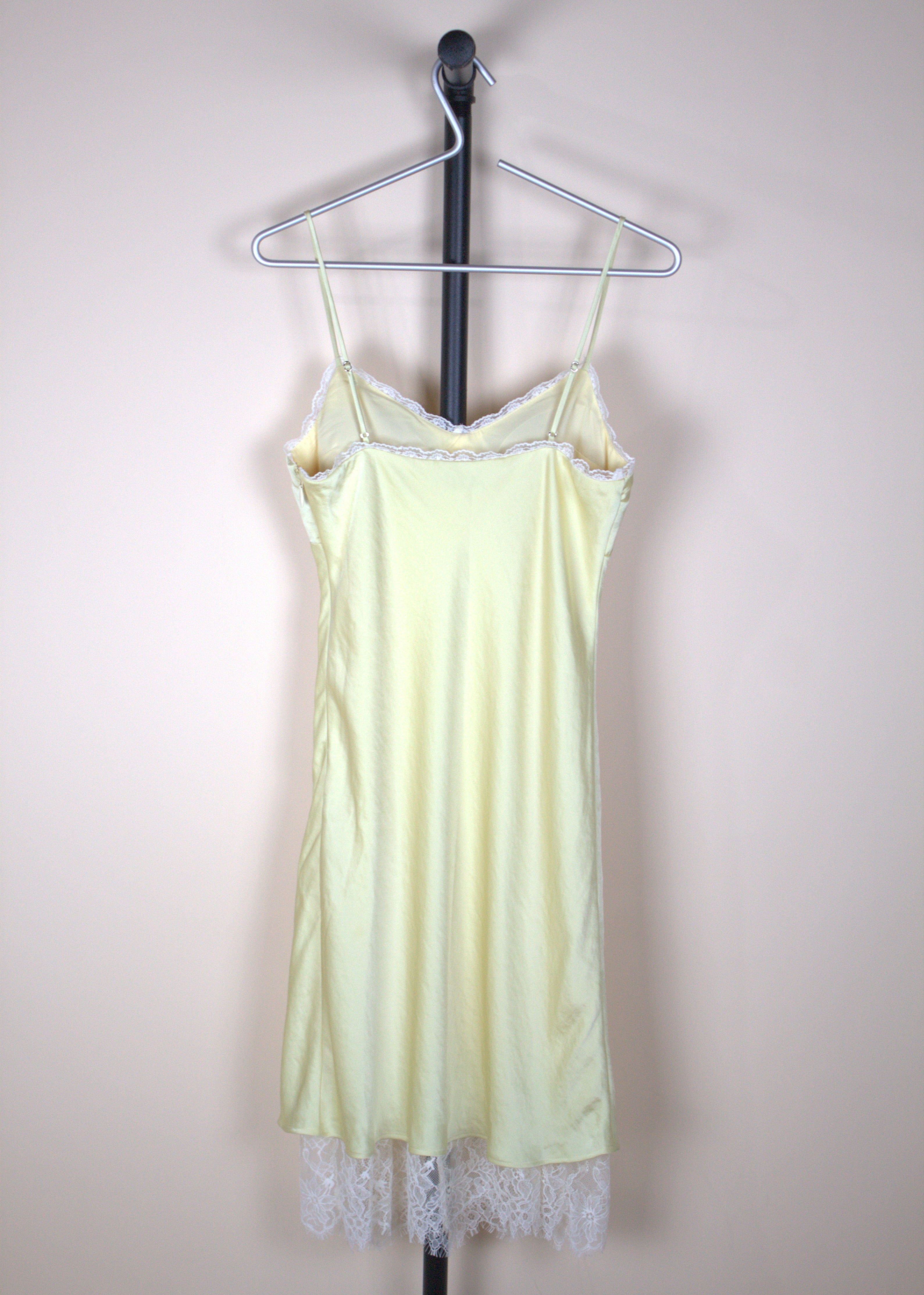 A&F Bra-Free Lace-Trim Slip Midi Dress (New with Tags)