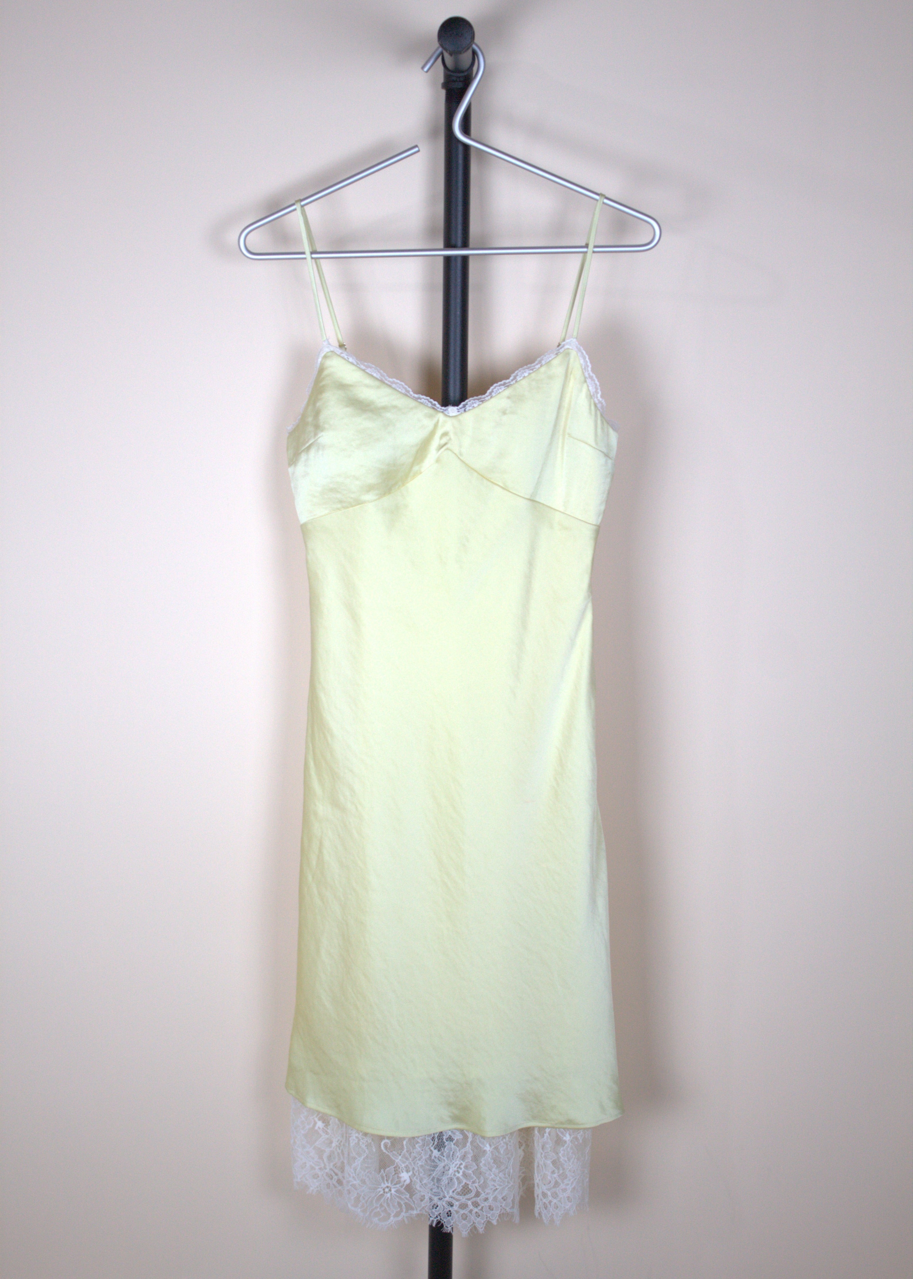 A&F Bra-Free Lace-Trim Slip Midi Dress (New with Tags)