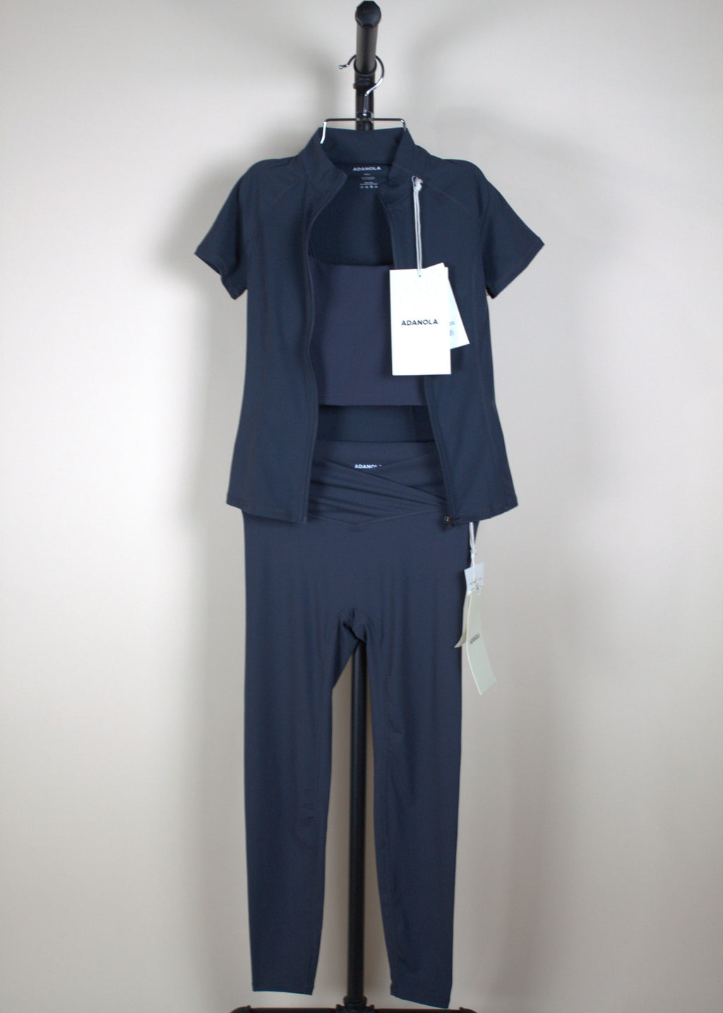 Andola Ultimate Wrap Over Leggings Midnight Blue (New with Tags)