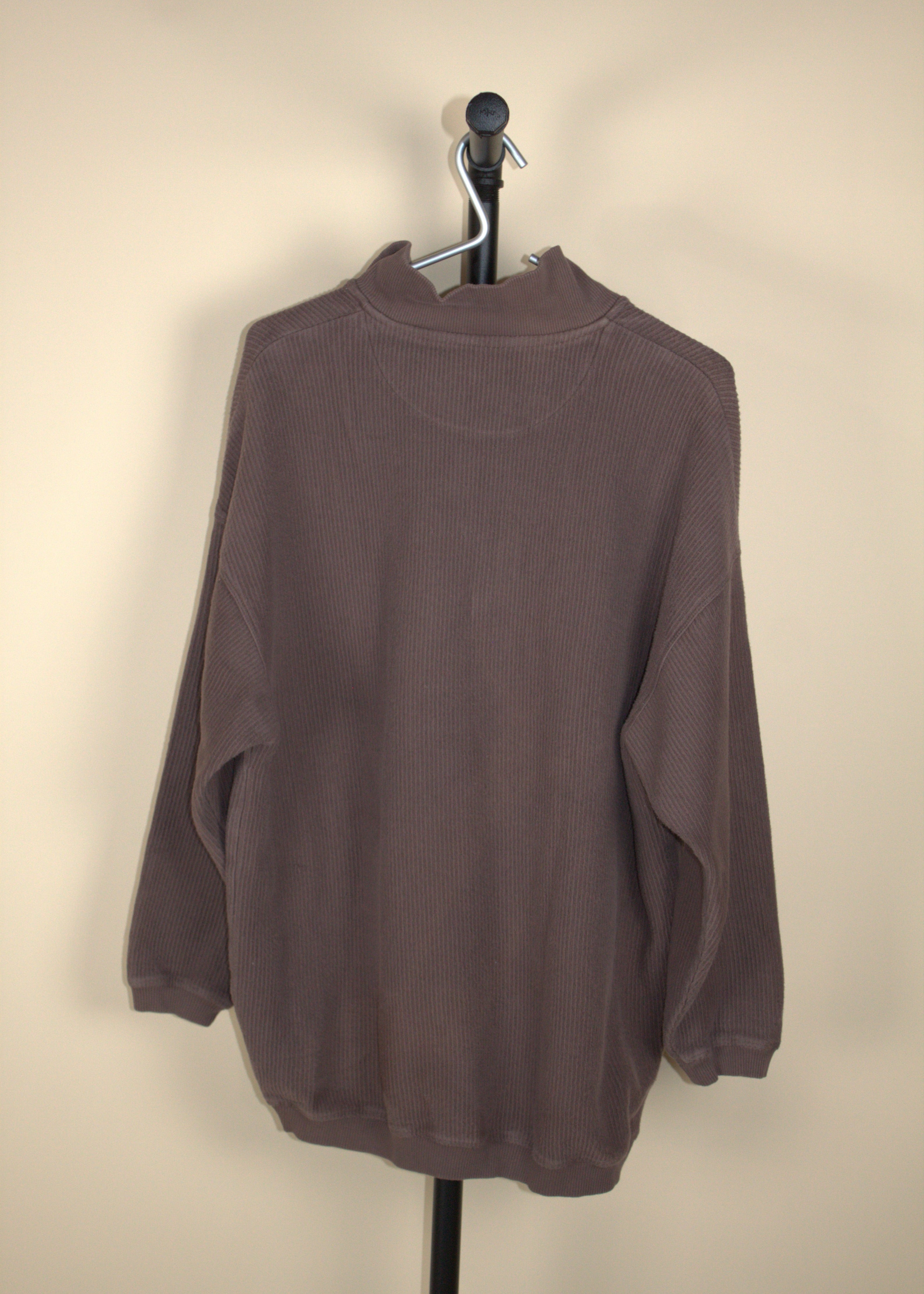 Aerie Brown Waffle Knit Pullover