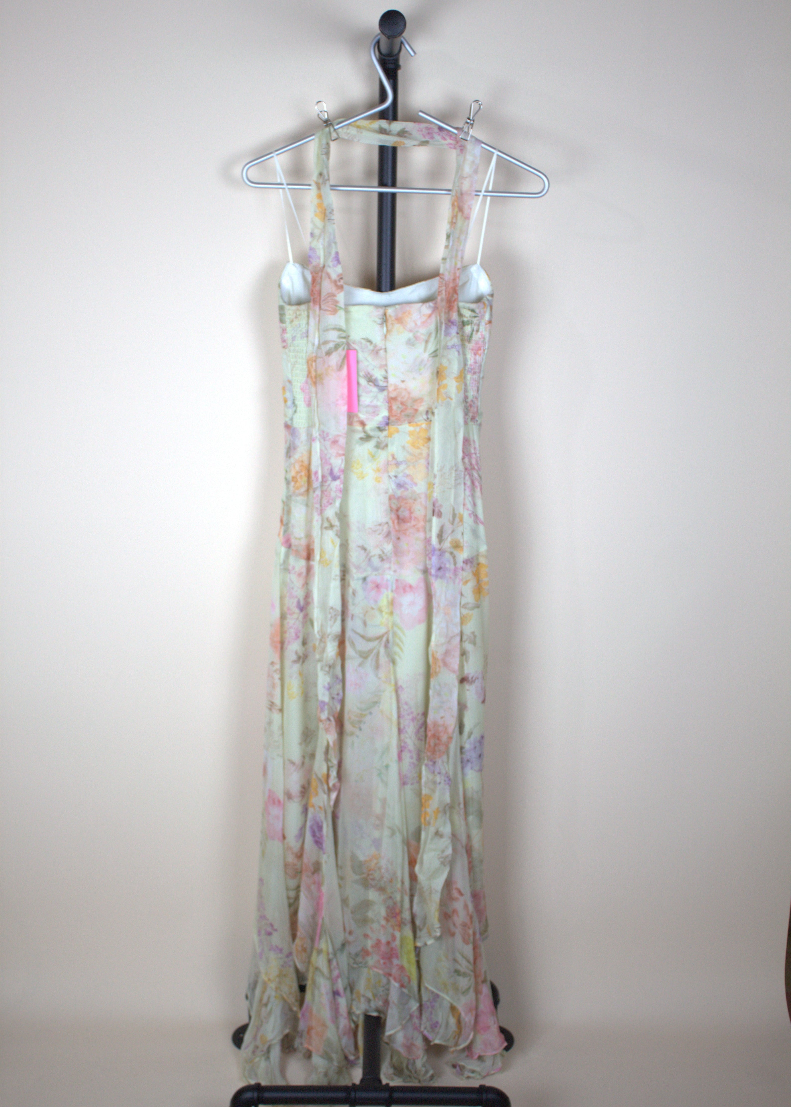 Amanda Uprichard Monterey Dress With Scarf in Whistledown (New with Tags)