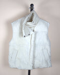 BDG White Puffer Vest