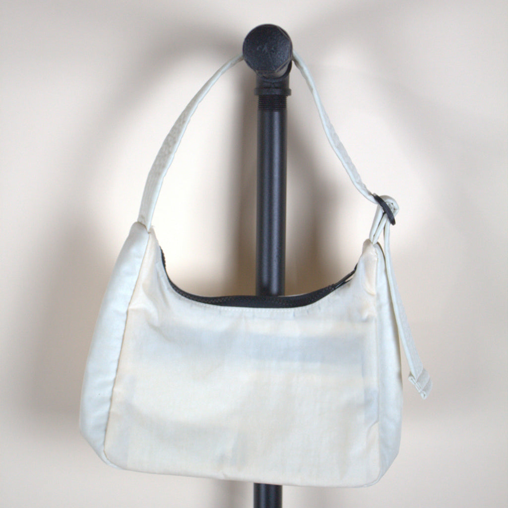 Baggu Mini Nylon Cream Shoulder Bag