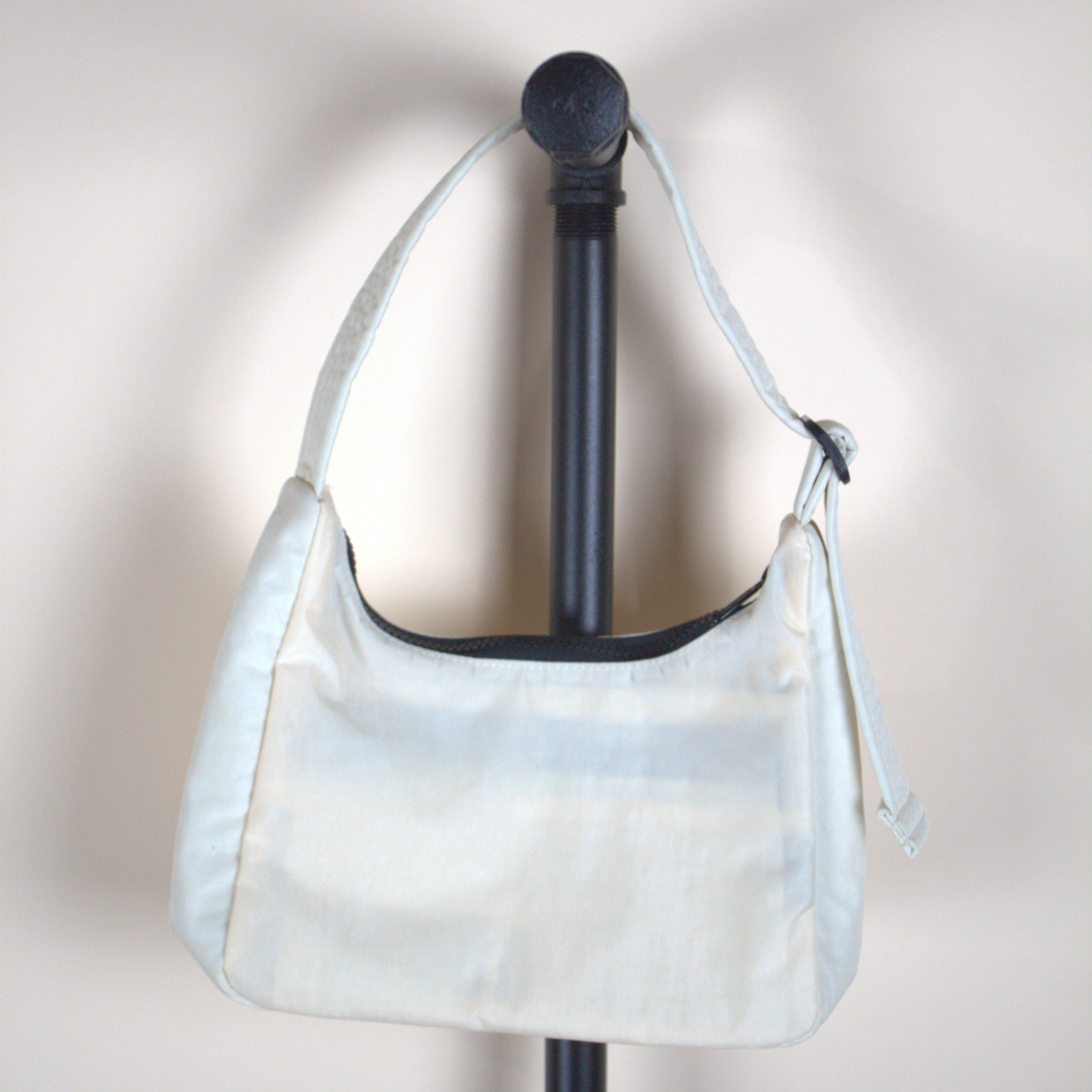 Baggu Mini Nylon Cream Shoulder Bag