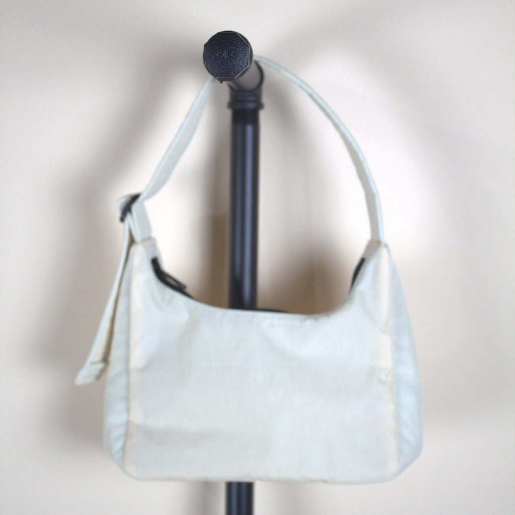 Baggu Mini Nylon Cream Shoulder Bag