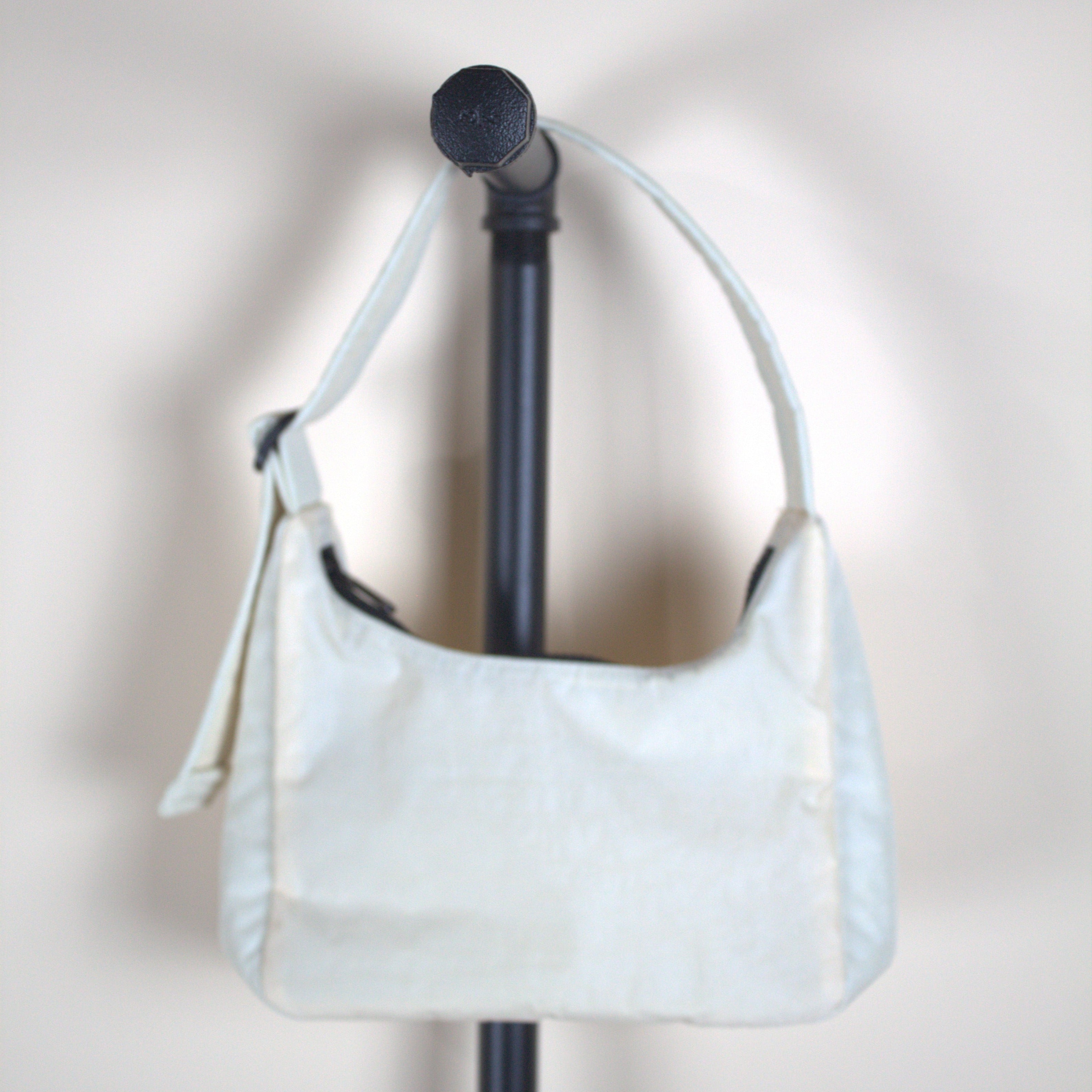 Baggu Mini Nylon Cream Shoulder Bag