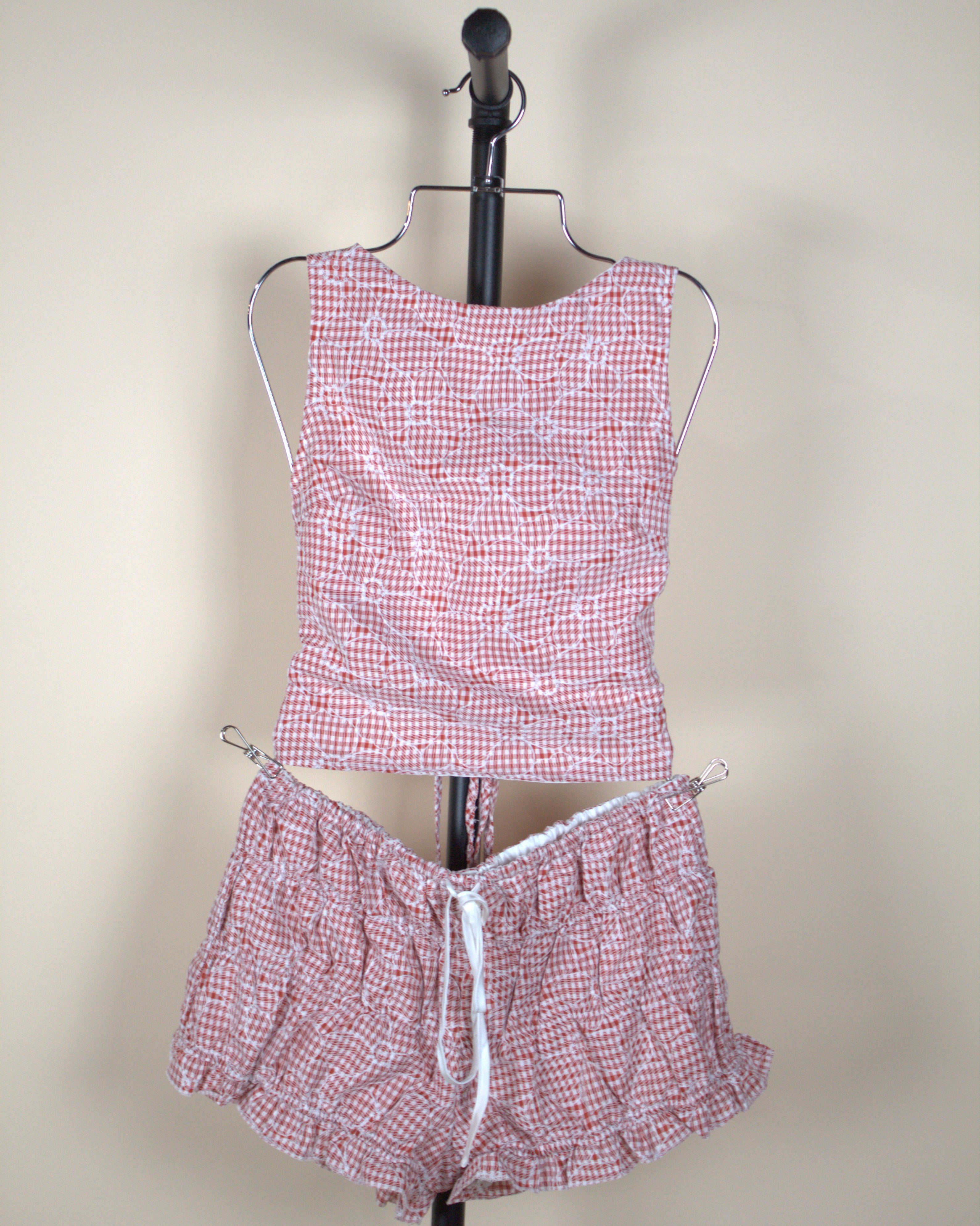 Bailey Rose Red Gingham Shorts