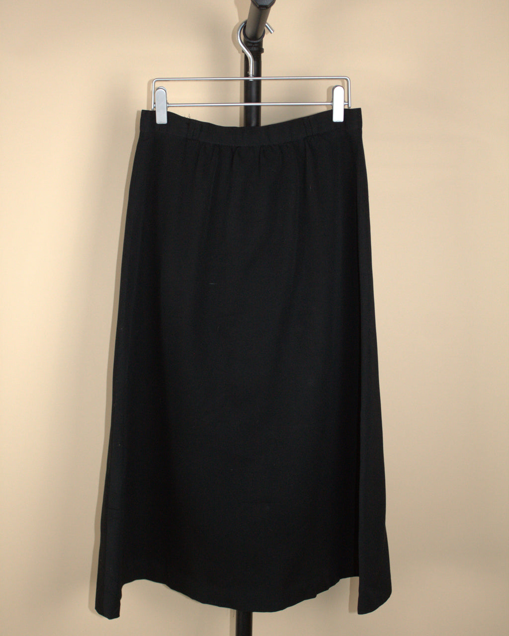 Black Button Skirt