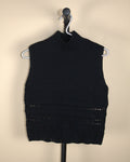 Abercrombie & Fitch Crochet Black Top