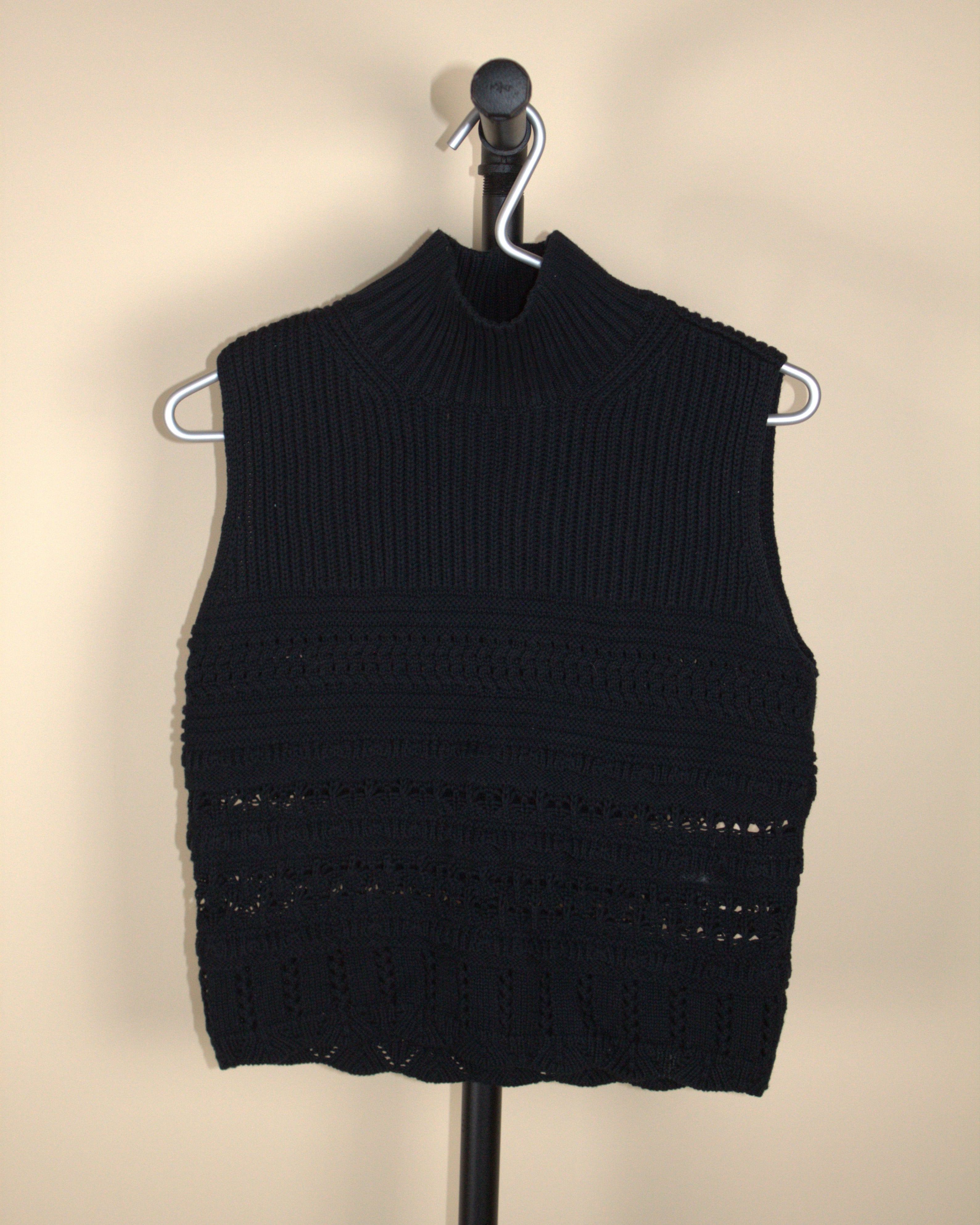 Abercrombie & Fitch Crochet Black Top
