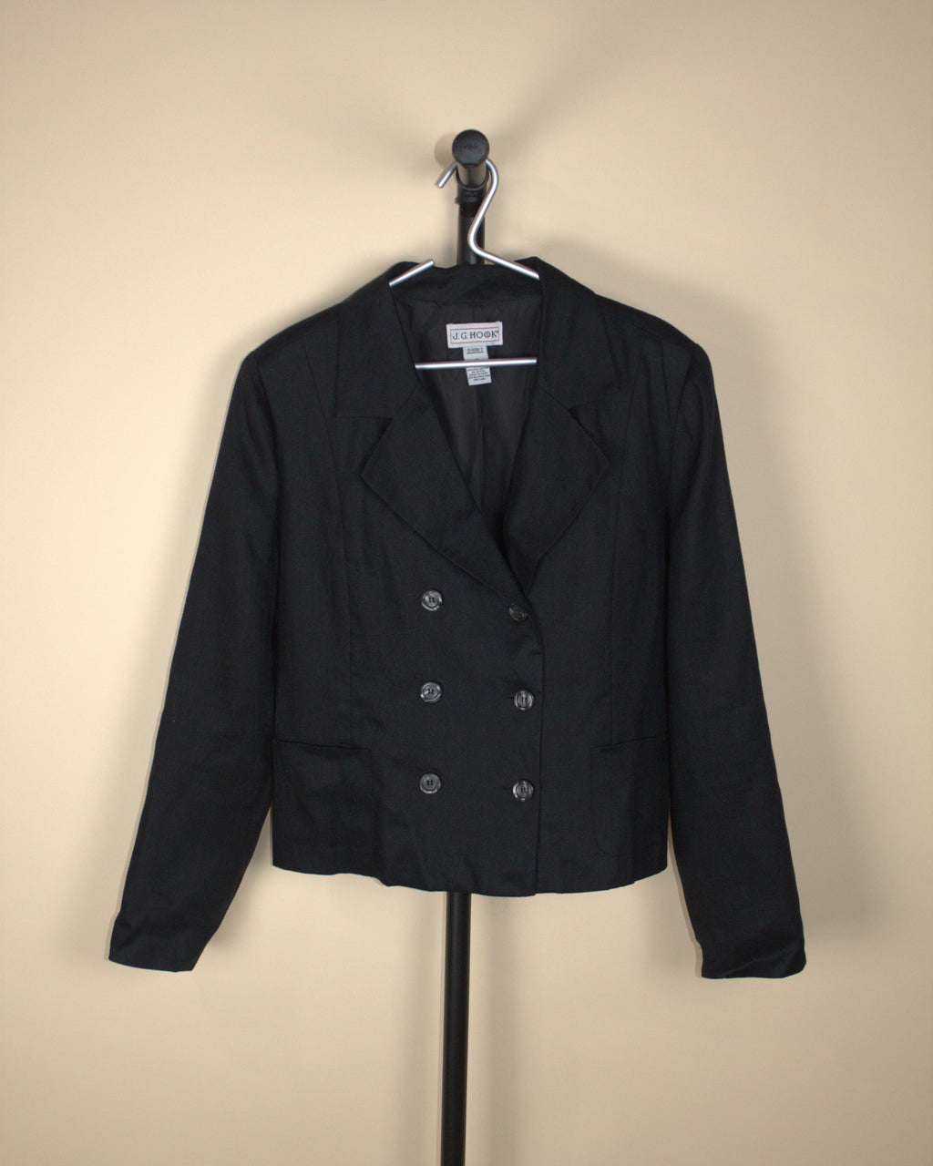Black Double Breasted Blazer