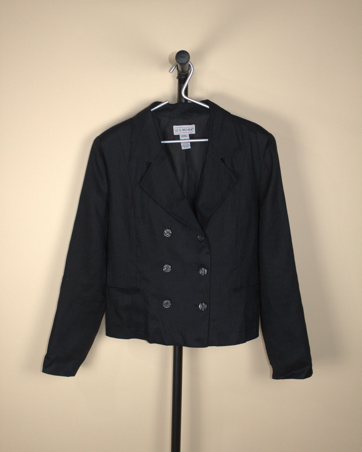 Black Double Breasted Blazer