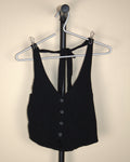 Gentle Fawn Black Halter Top