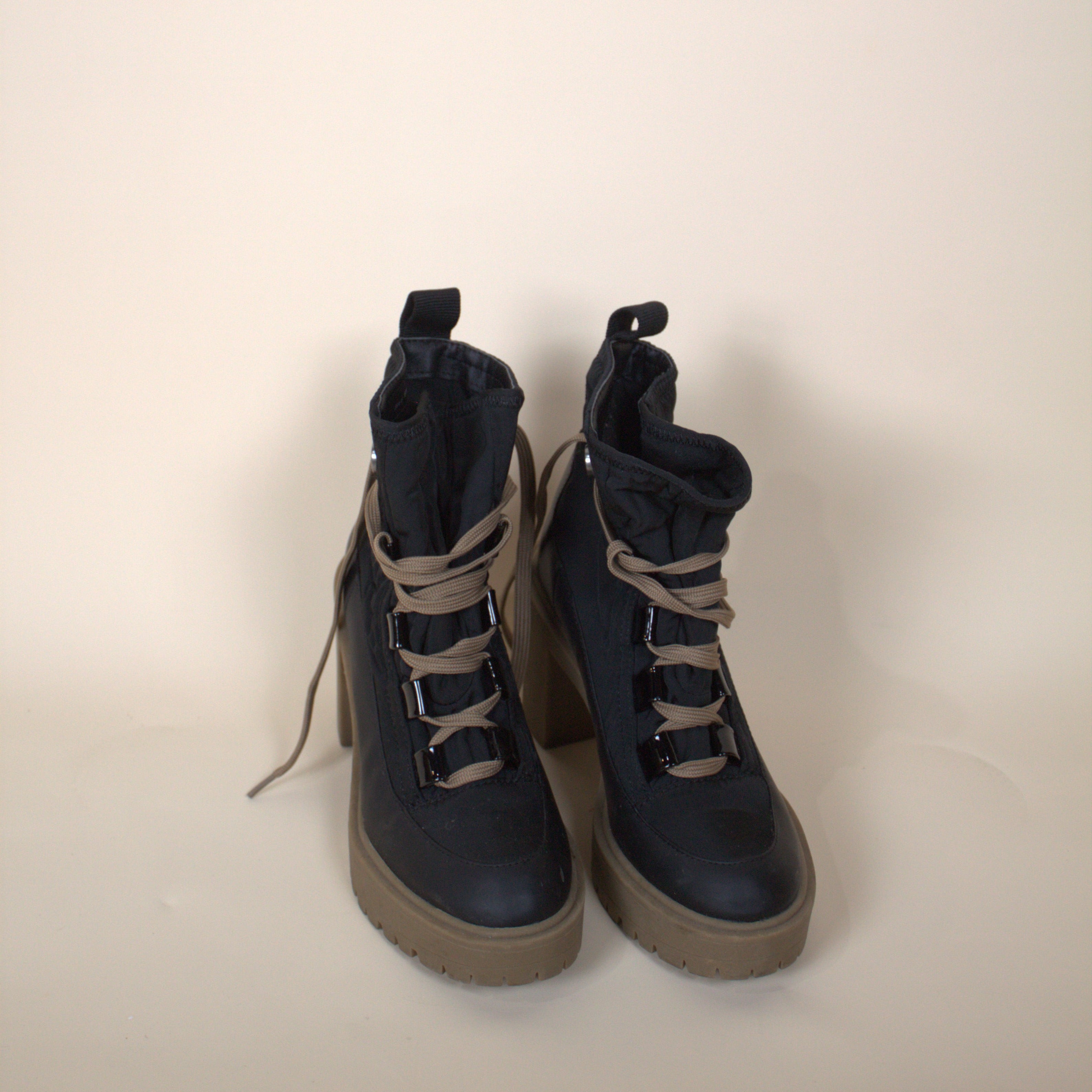 Dolce Vita Black Lace Up Boots