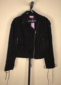 Edikted Ryder Faux Suede Biker Jacket (New with Tags)