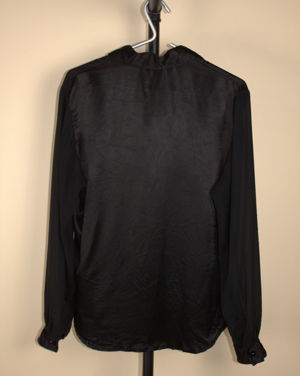 Silk and Transparent Button Down Shirt