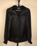 Silk and Transparent Button Down Shirt
