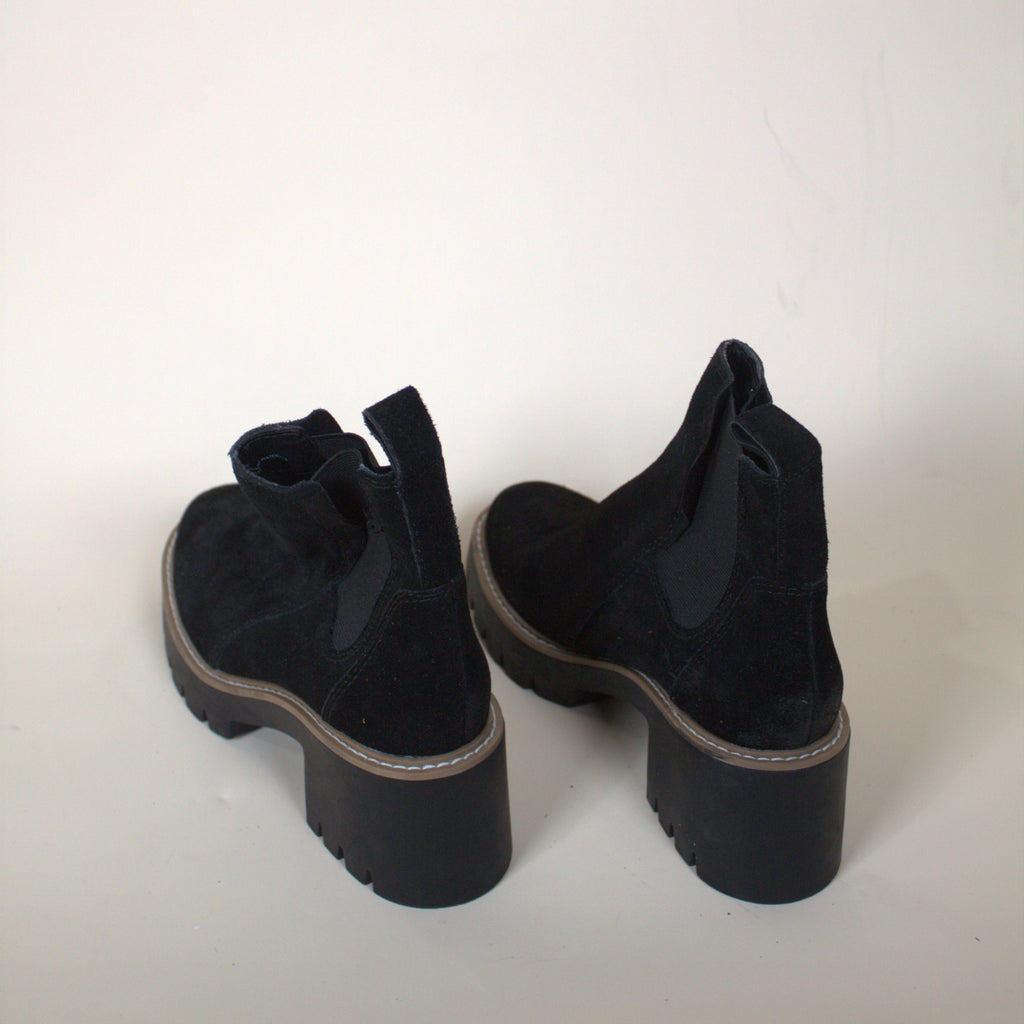 Dolce Vita Black Suede Booties
