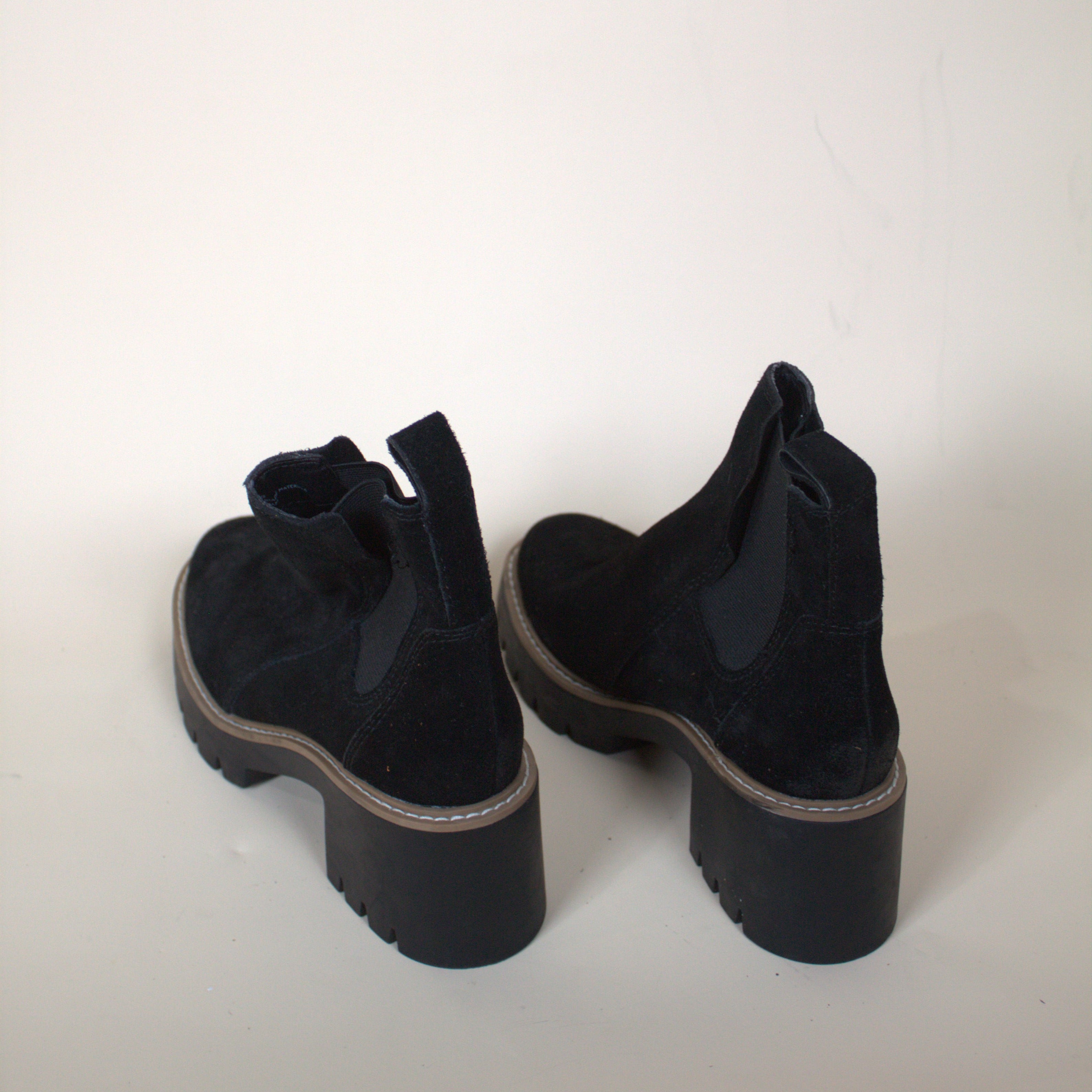 Dolce Vita Black Suede Booties