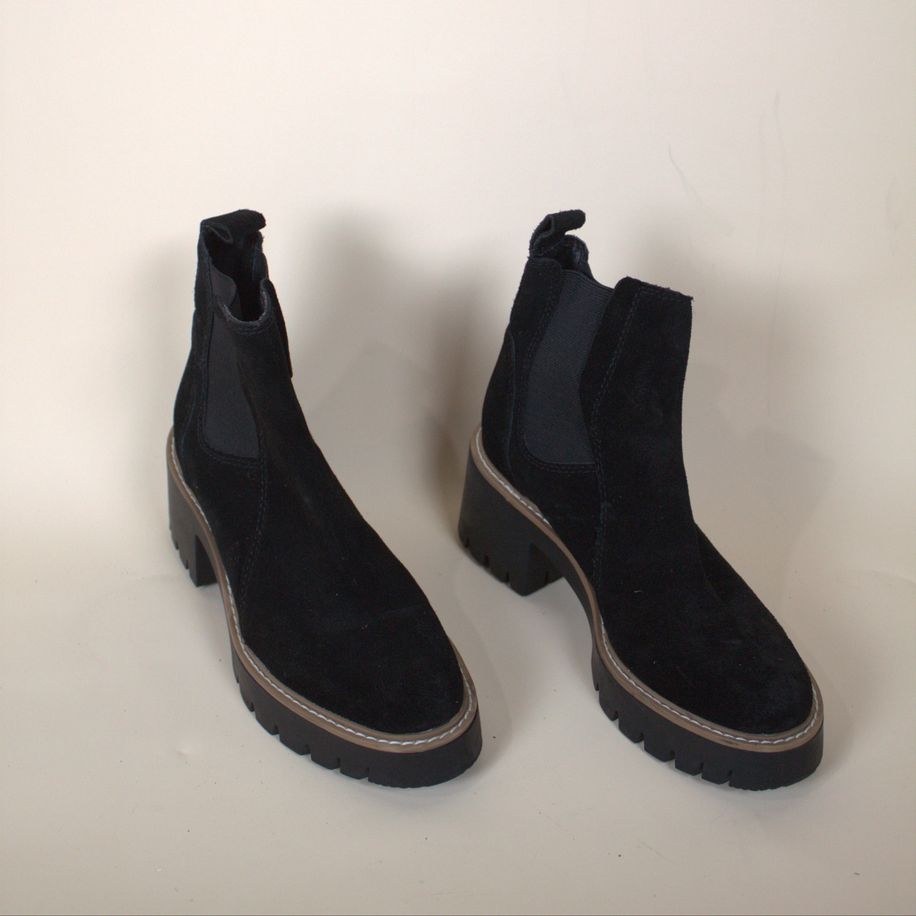Dolce Vita Black Suede Booties