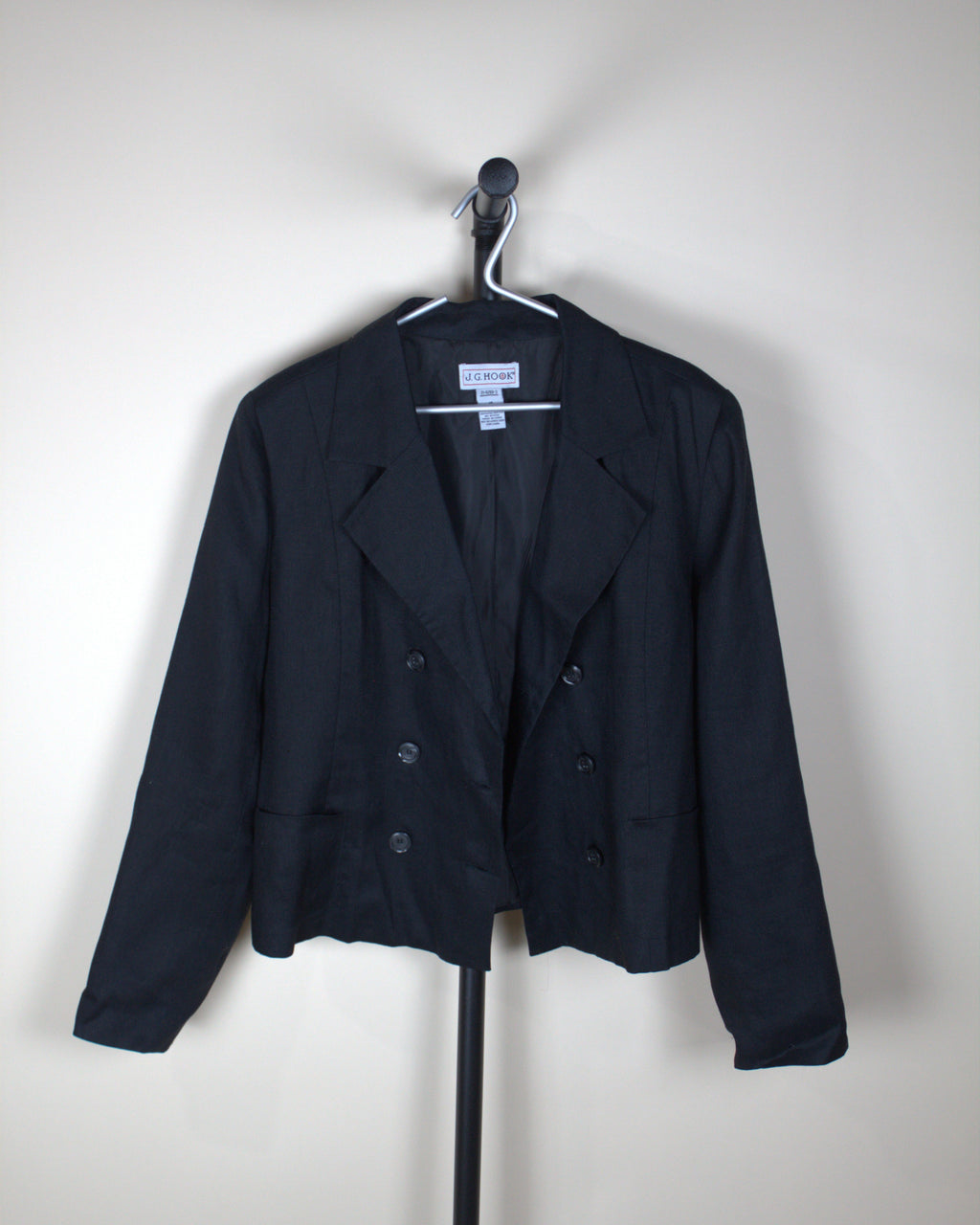 Black Double Breasted Blazer