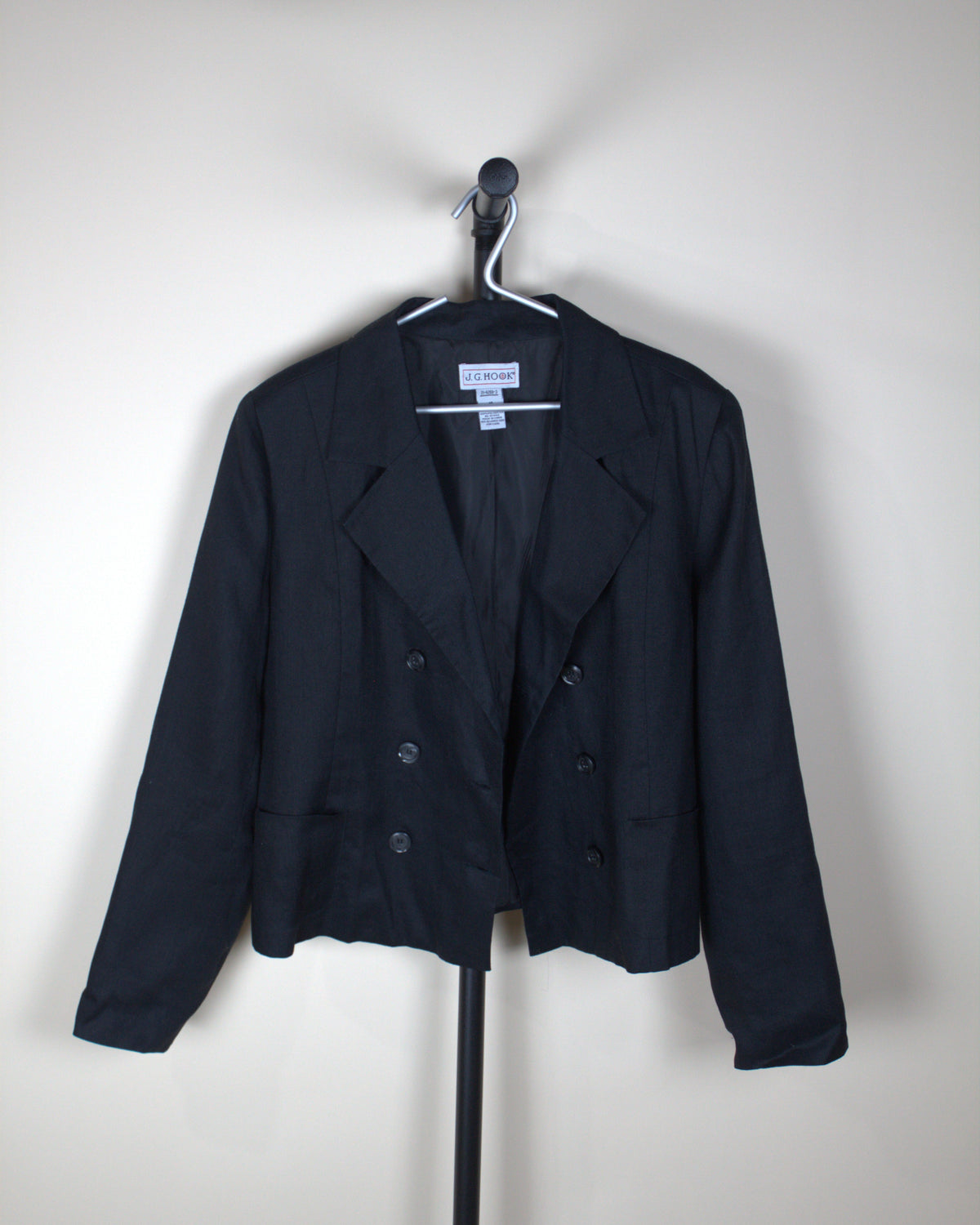 Black Double Breasted Blazer