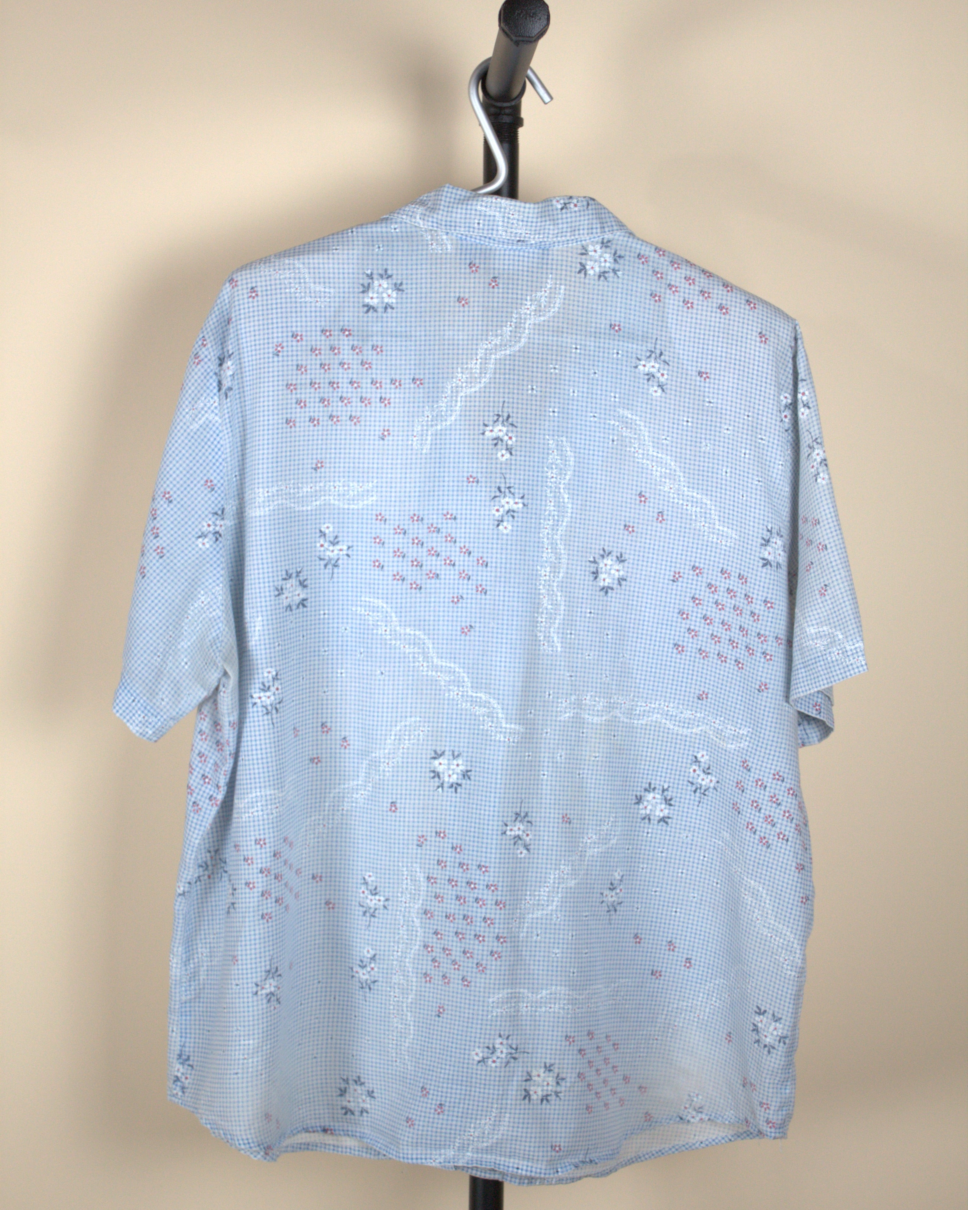Floral and Lace Button Up