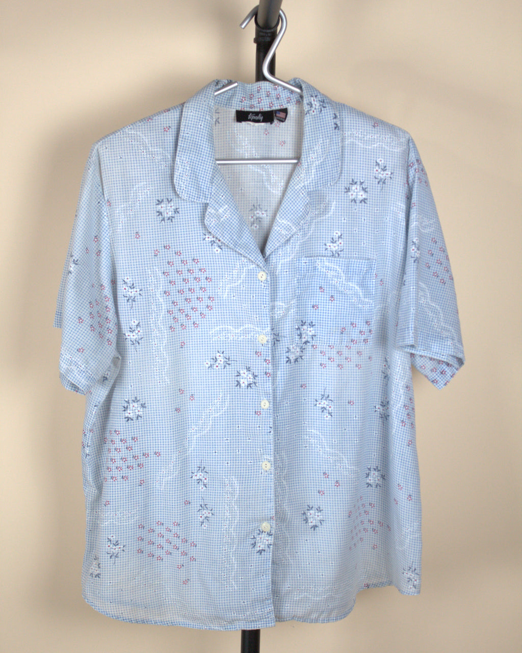 Floral and Lace Button Up