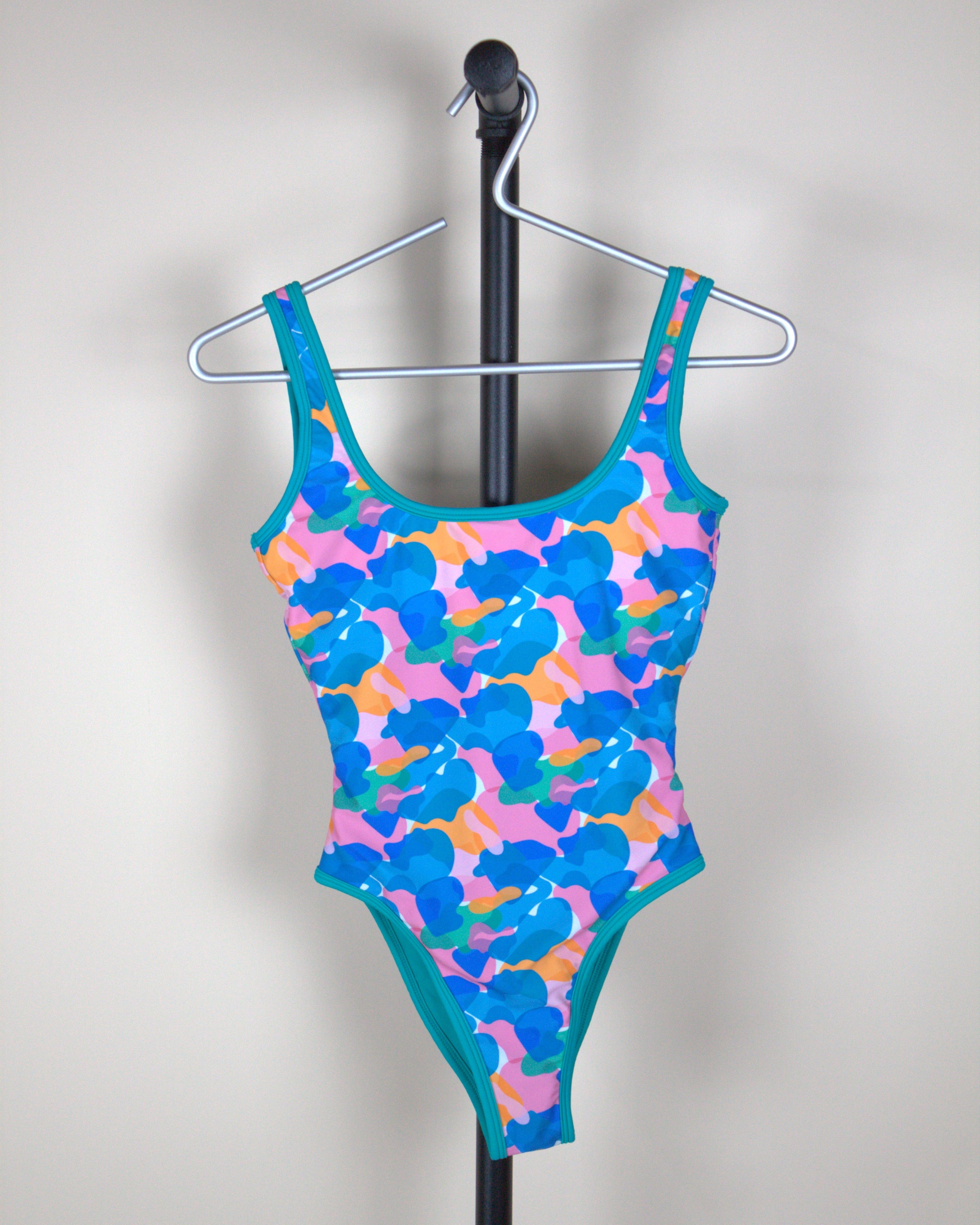 93 Play Street Colorful One Piece Swimsuit