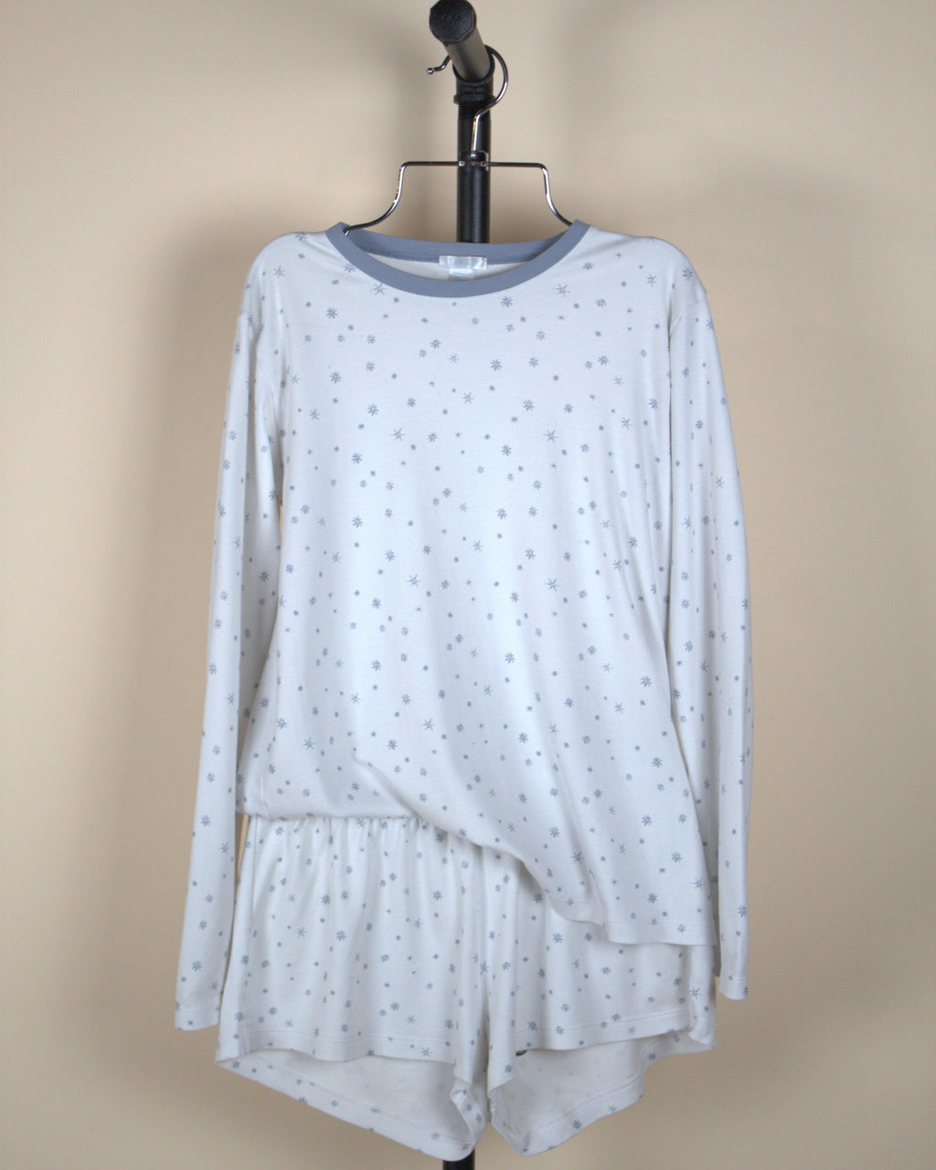 Lake Long Sleeve Snowflake Pajama Top