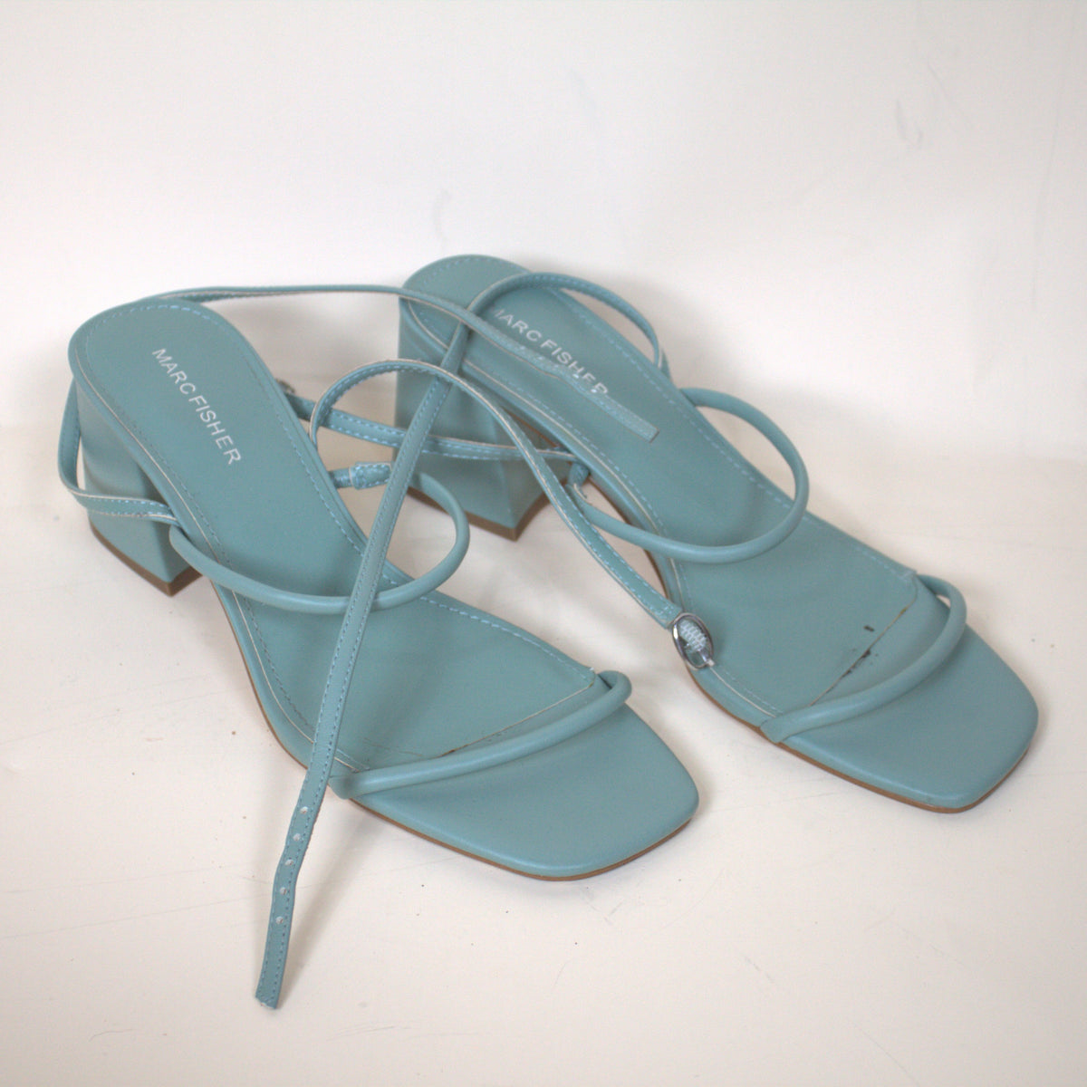 Marc Fisher Blue Strappy Sandals