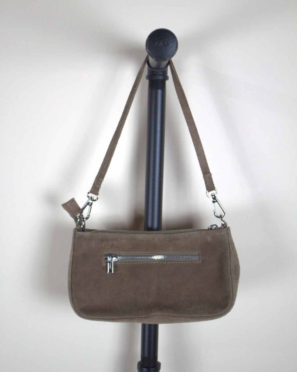 Brandy Melville Brown Suede Shoulder Bag