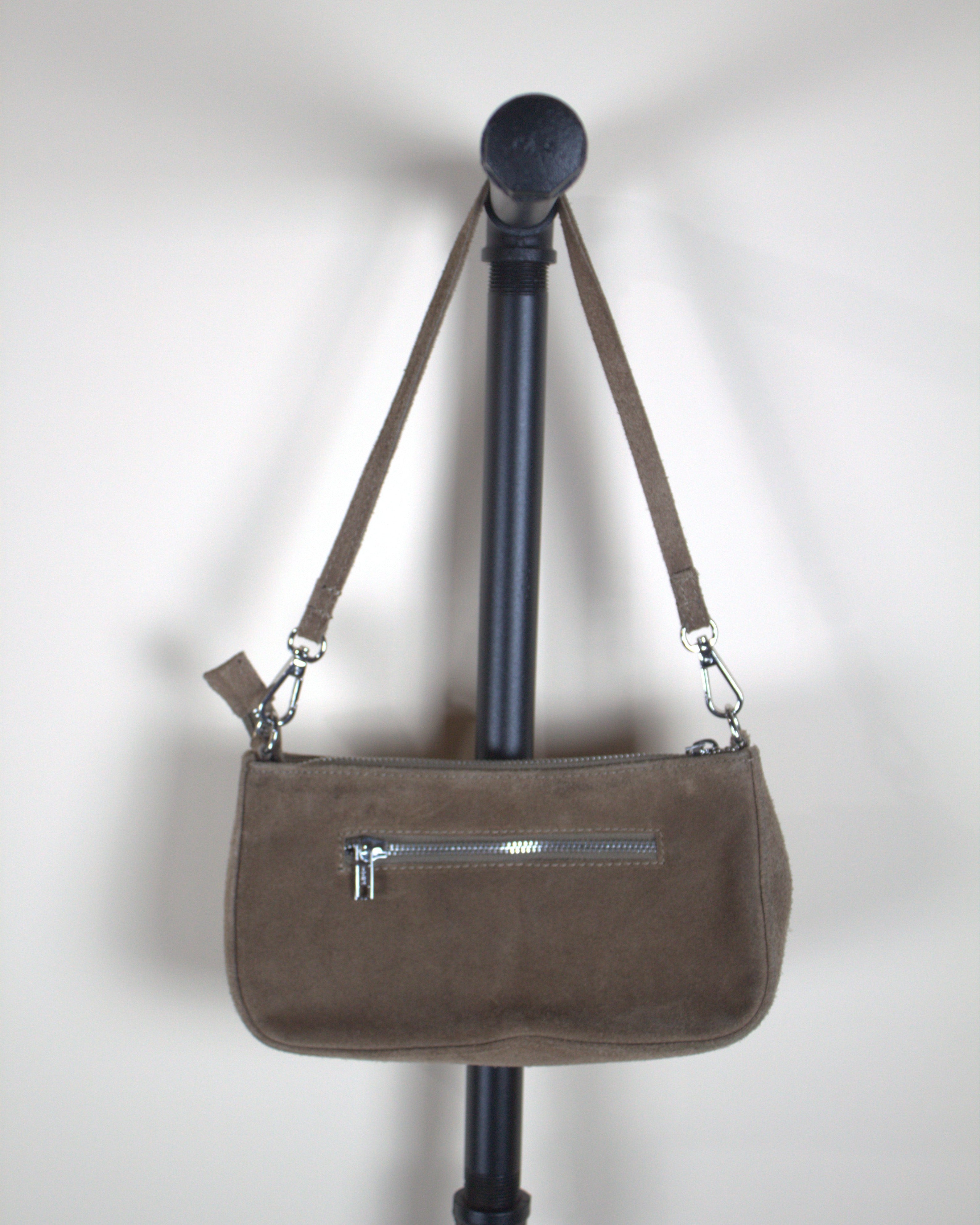 Brandy Melville Brown Suede Shoulder Bag