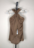 12th Tribe Brown Blouse (New with Tags)