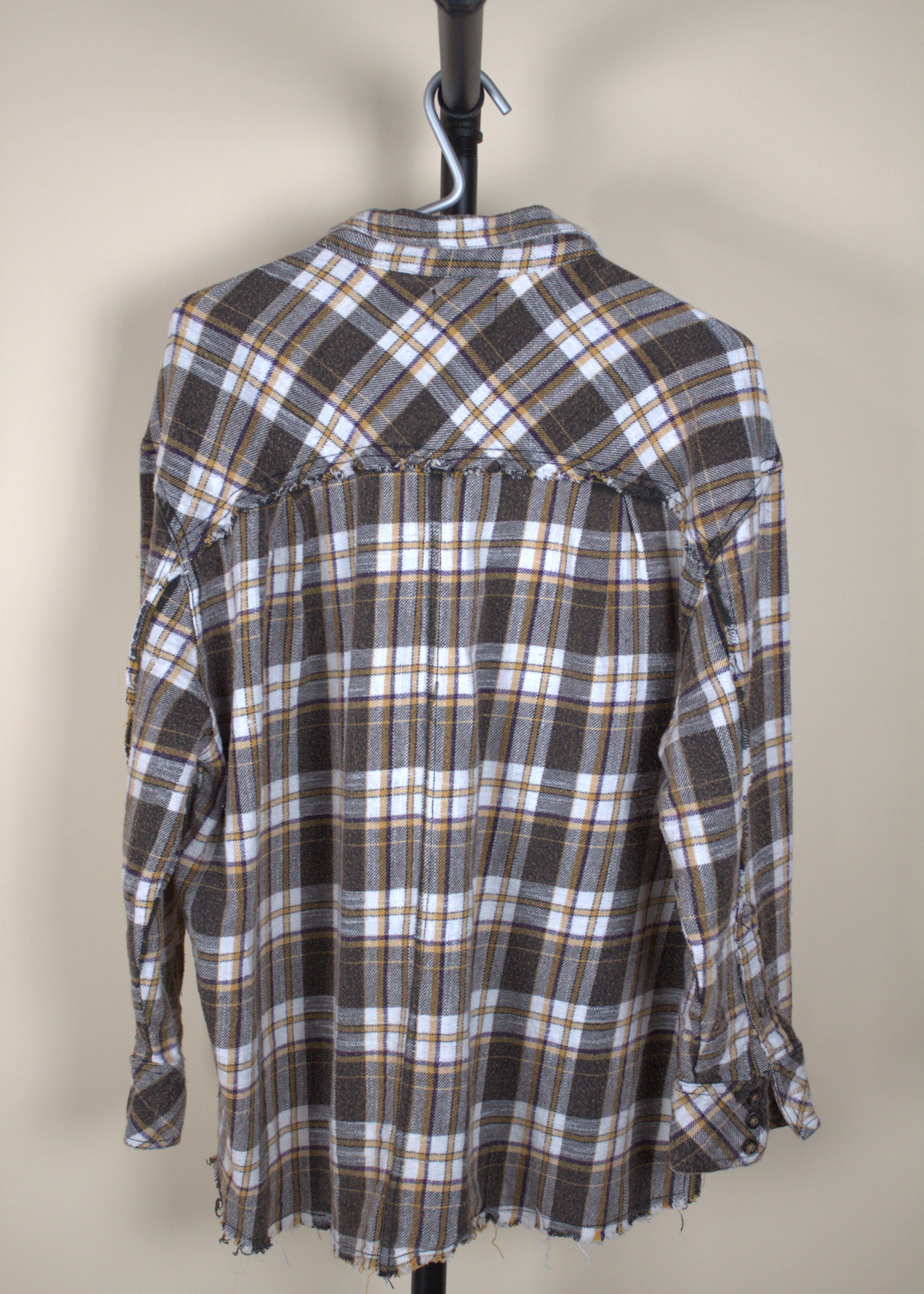 BDG Plaid Flannel Button Up