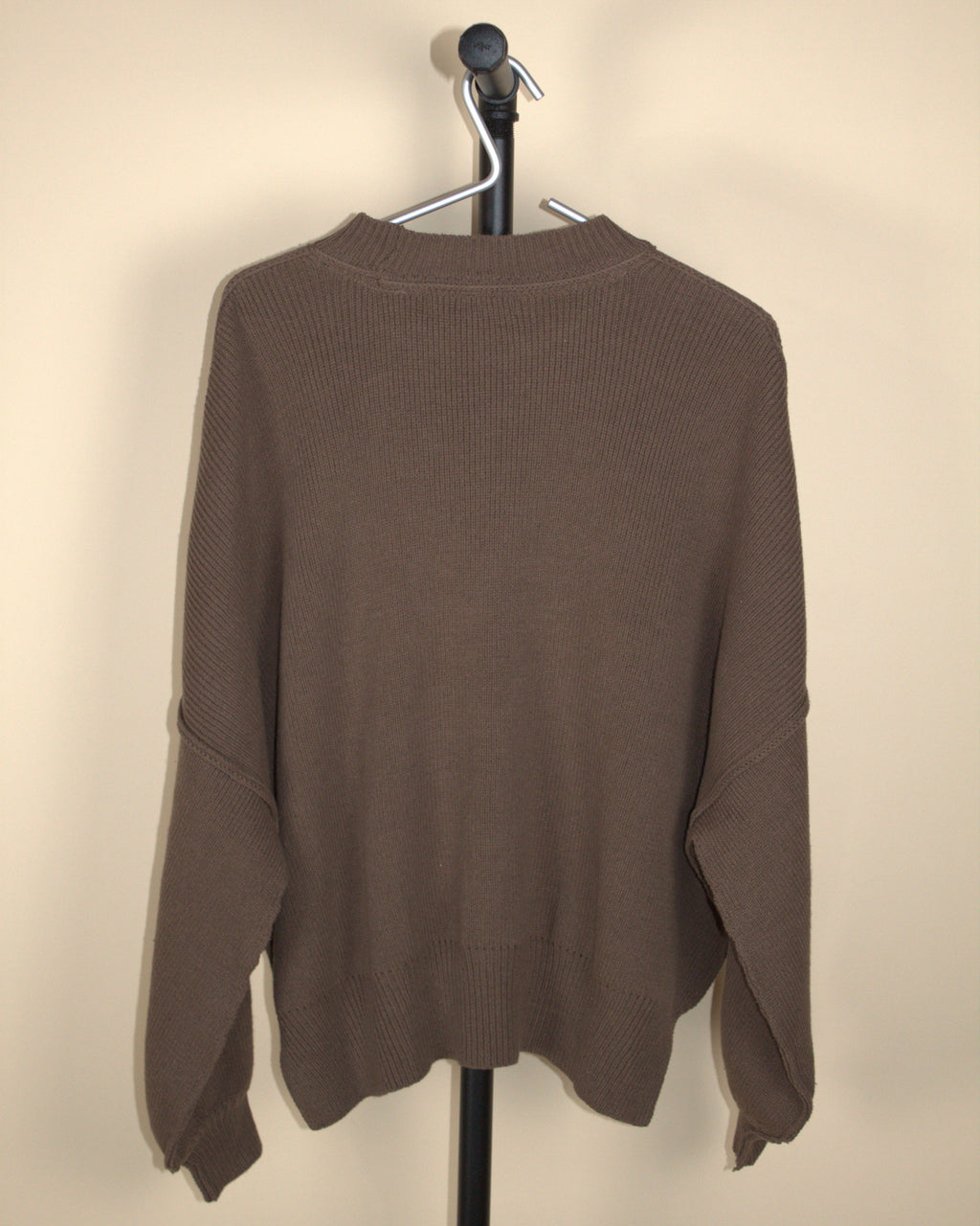 Grey Bandit Brown Oversized Sweater