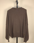 Grey Bandit Brown Oversized Sweater