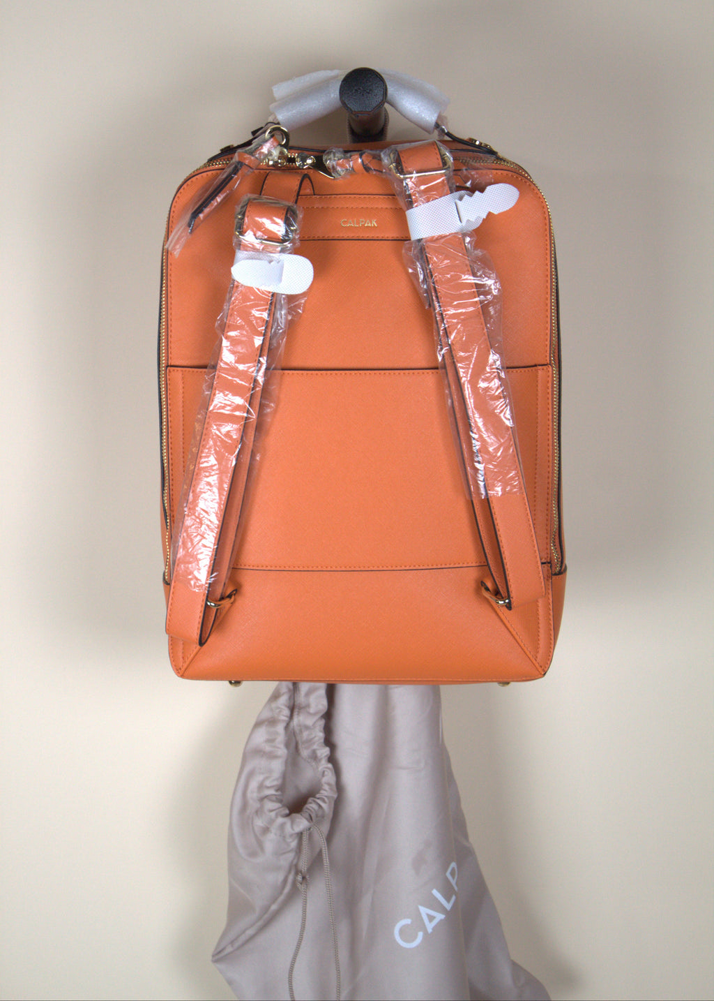 Calpak Kaya Faux Leather Laptop Backpack (New with Tags)