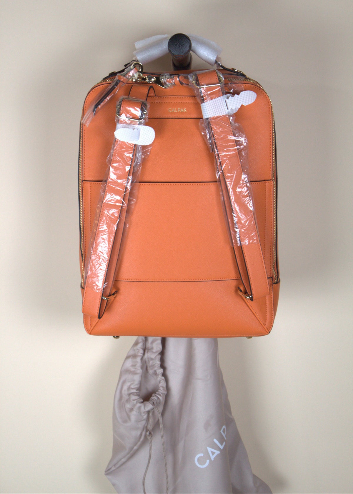 Calpak Kaya Faux Leather Laptop Backpack (New with Tags)