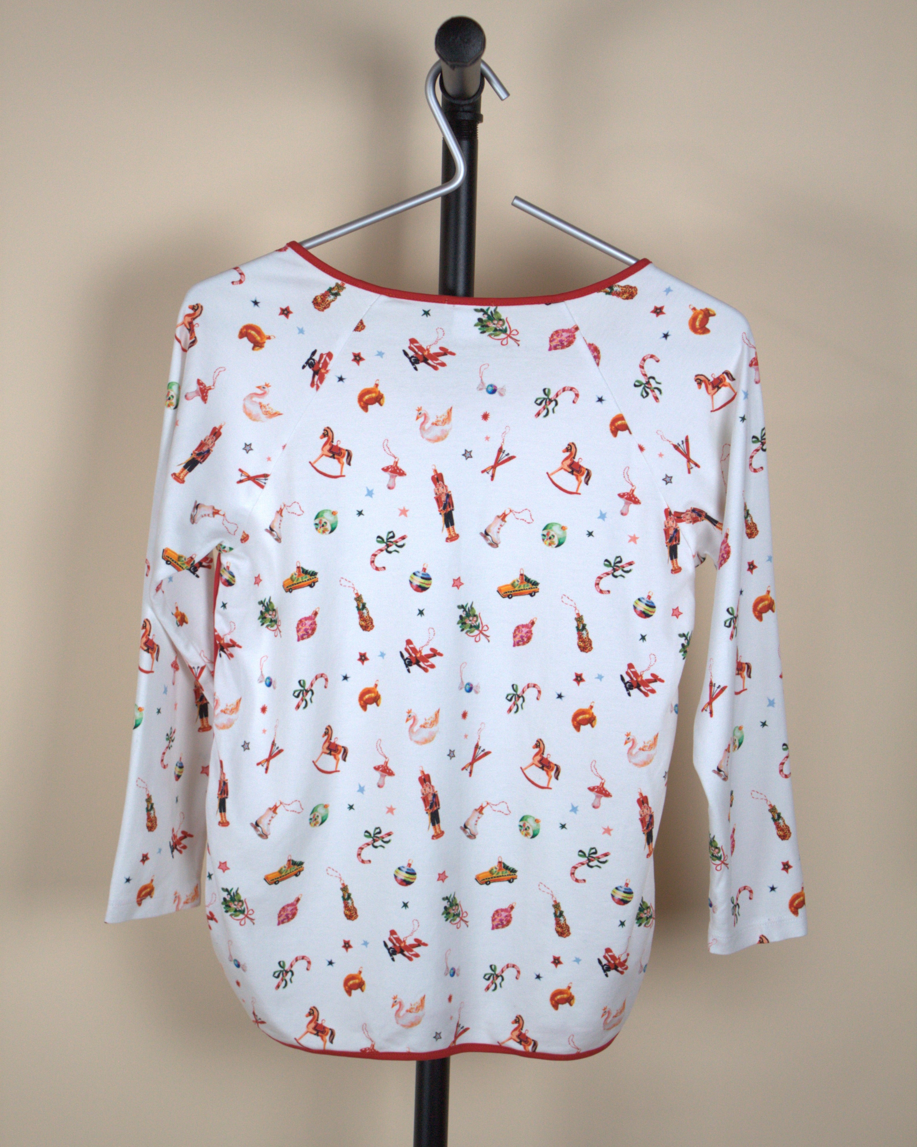 Lake Long Sleeve Christmas Pajama Top