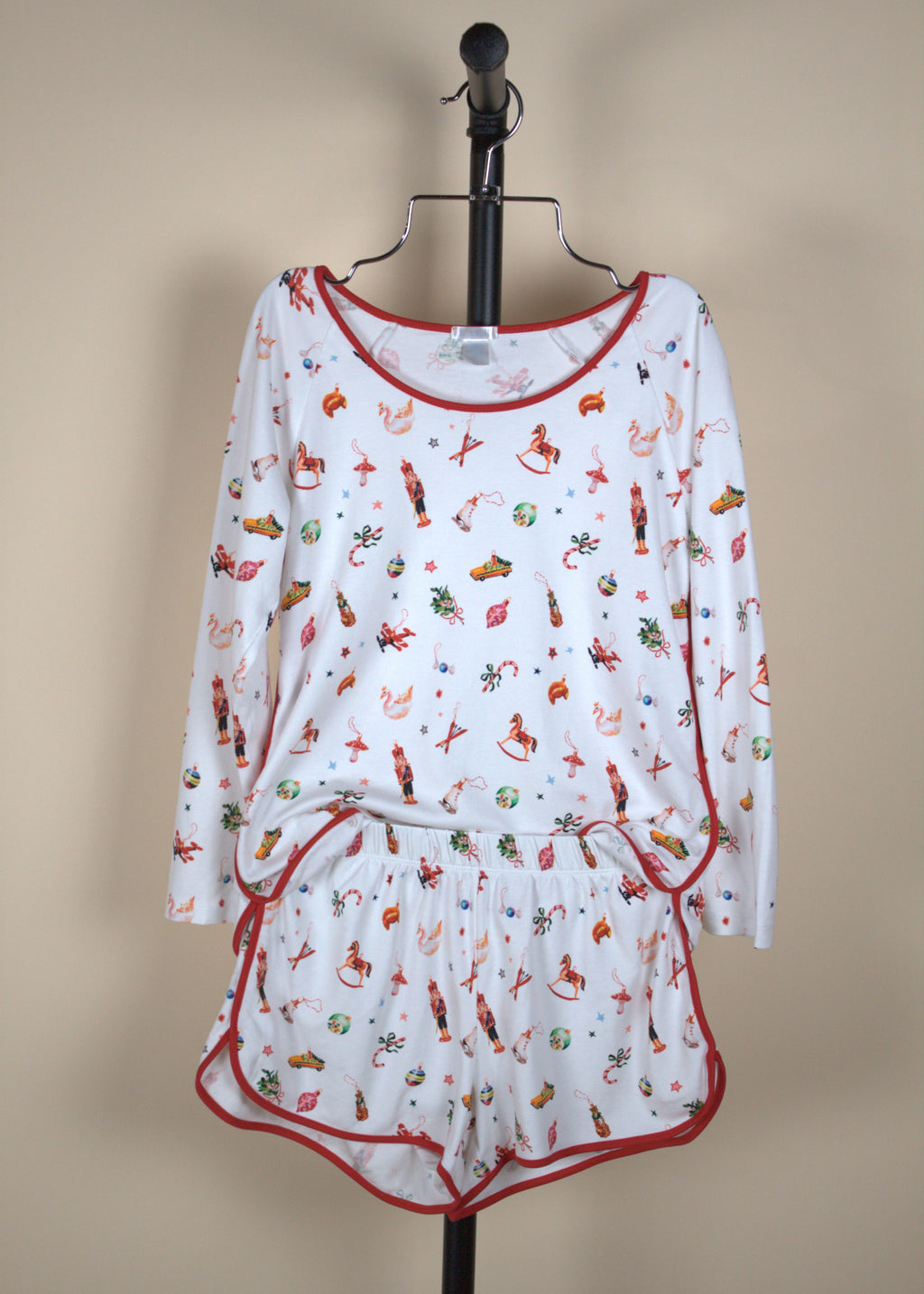 Lake Long Sleeve Christmas Pajama Top