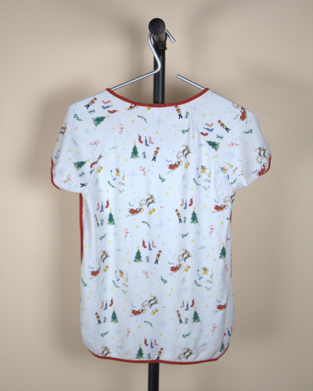 Lake Short Sleeve Christmas Pajama Top