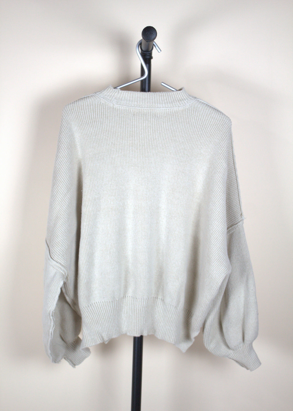 Emory Park Cream Oversized Sweater